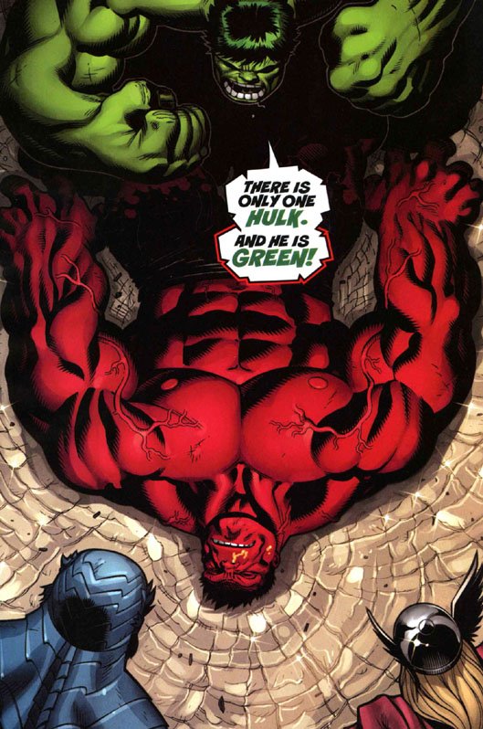 Red Hulk dies